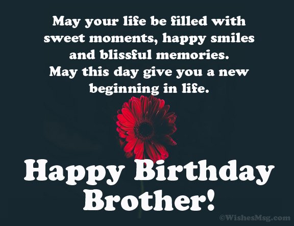 Happy Birthday Wishes for Brother