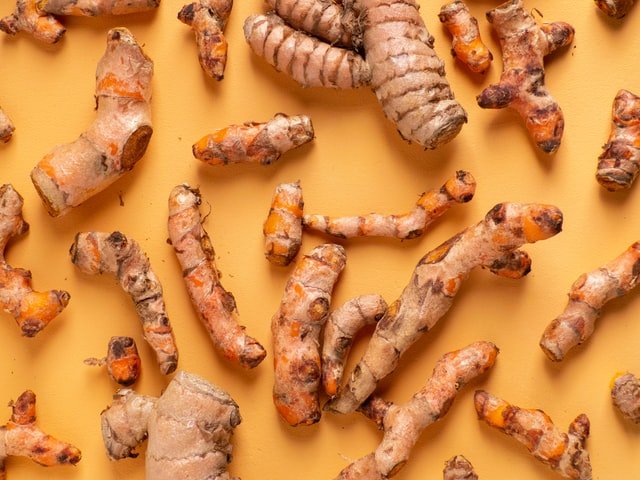 Turmeric on the table