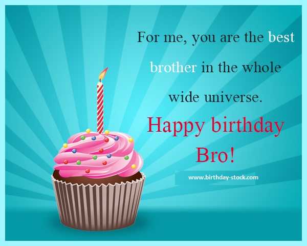 Happy Birthday Wishes for Brother