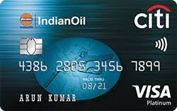 Indian Oil Citi Platinum credit card