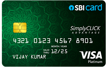 SimplyCLICK SBI Card