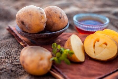 Potato face pack