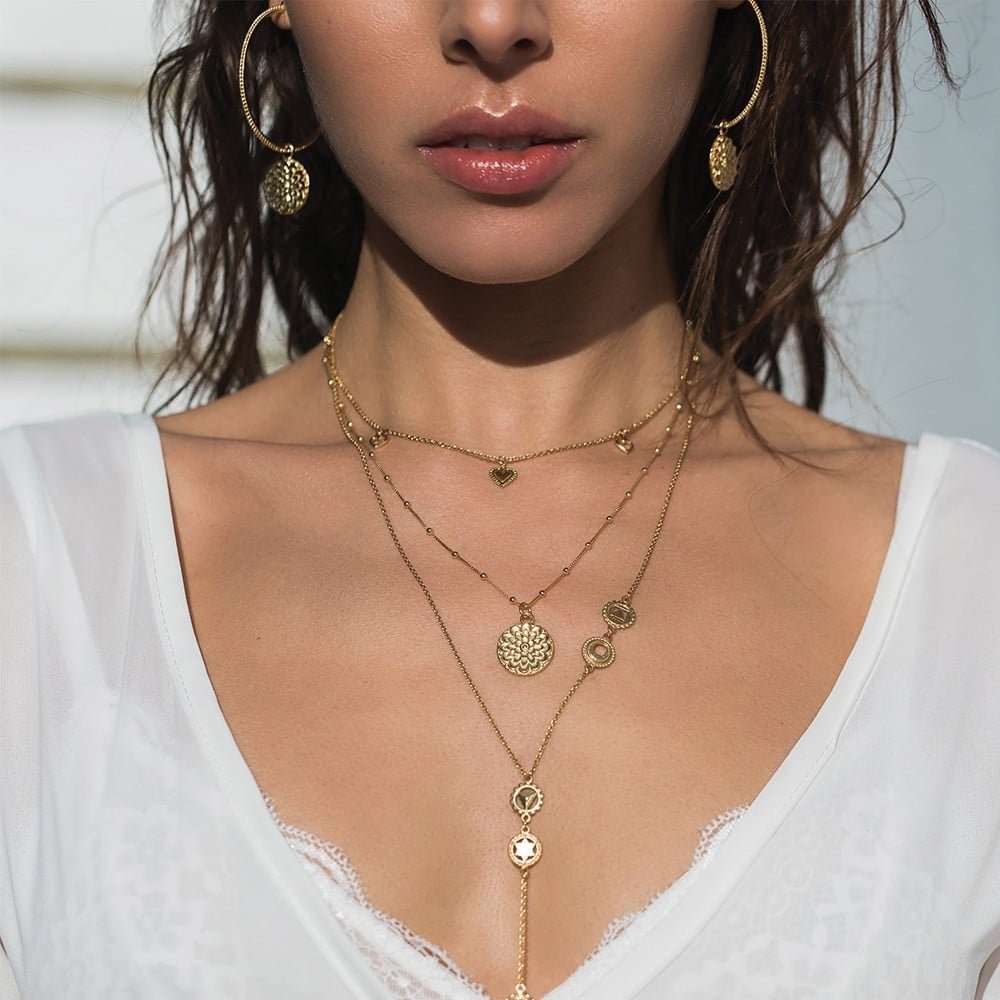 Moon Flower Necklace, Accessories