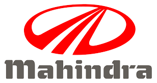 Image shows the logo of Mahindra company which is a market leader in India.