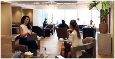 Importance of change in work routines post pandemic, coworking spaces